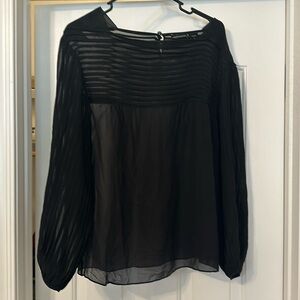 Silk black shirt